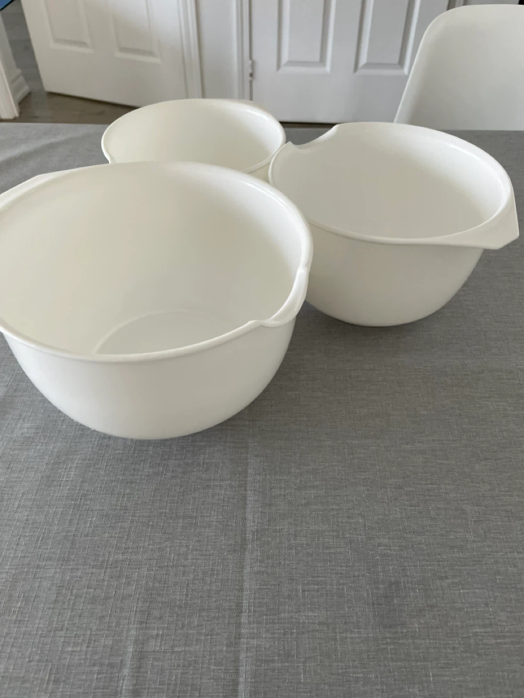 Glad Nestable Mixing Bowls with Spout