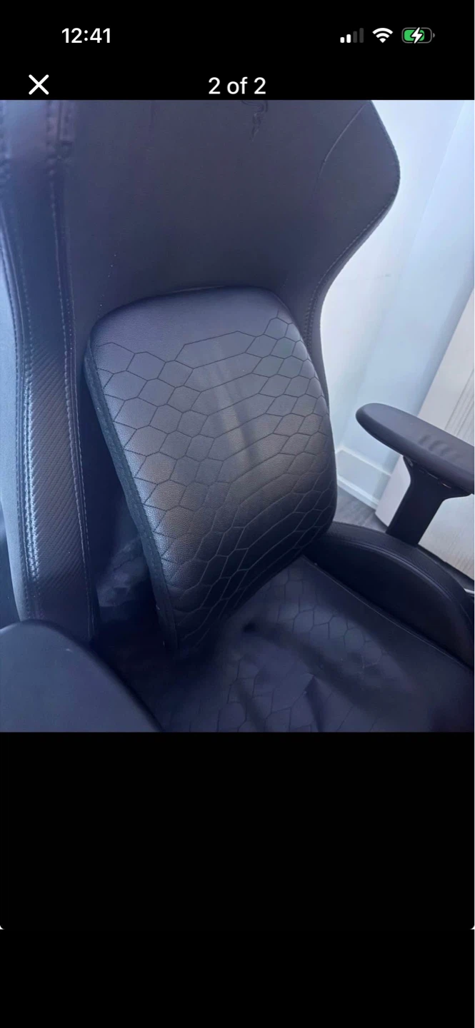 Razer Black Gaming Chair with Lumbar Support - photo 2