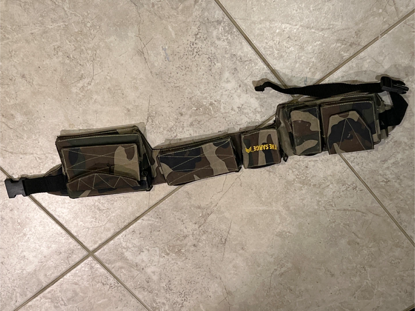United States Navy Camo Baseball Cap and utility belt youth. - photo 3