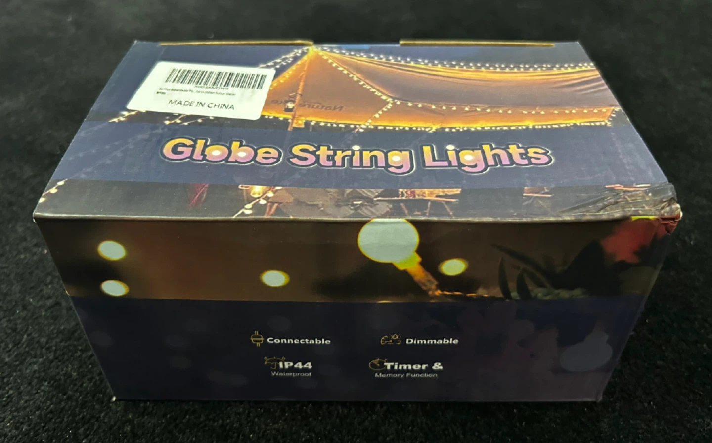 Globe String Lights with Clear Bubble Bulbs
