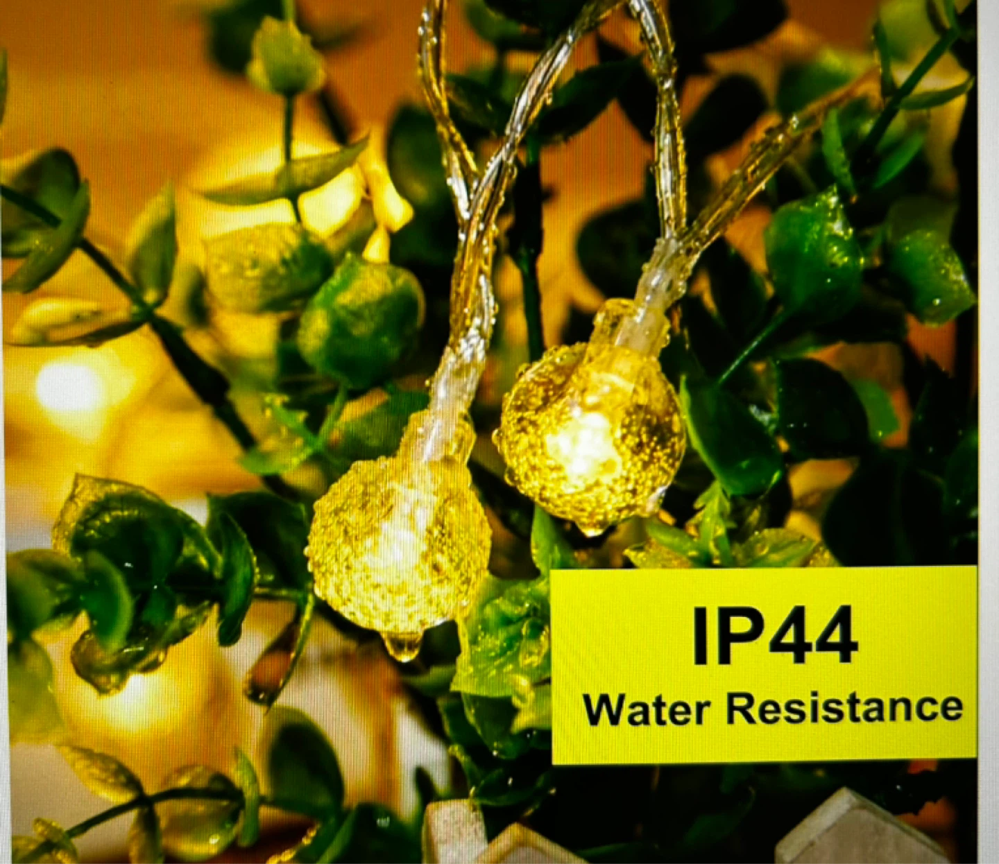 Globe String Lights with Clear Bubble Bulbs - photo 5