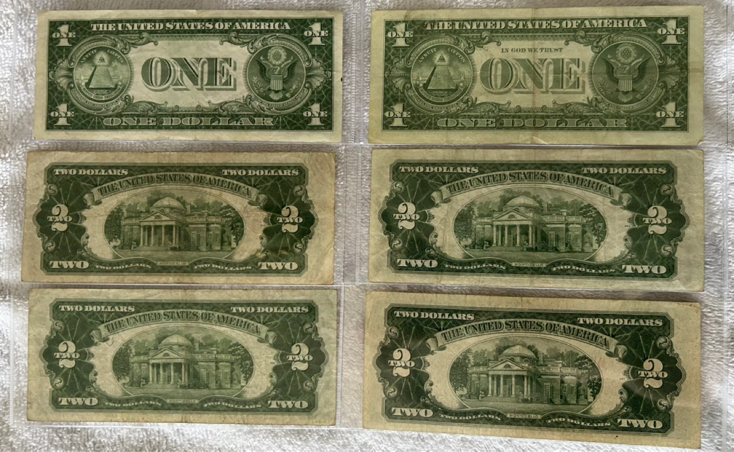 U.S. Silver Certificates & $2 Red Seal Notes Lot Star Notes - photo 4