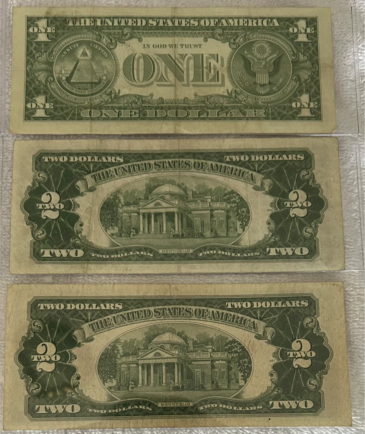 U.S. Silver Certificates & $2 Red Seal Notes Lot Star Notes - photo 5