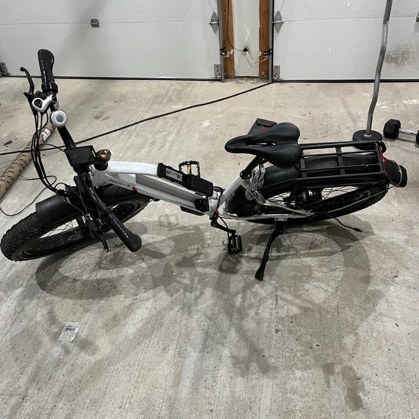 MULTIJOY White Electric Fat Tire Bike not battery - photo 4