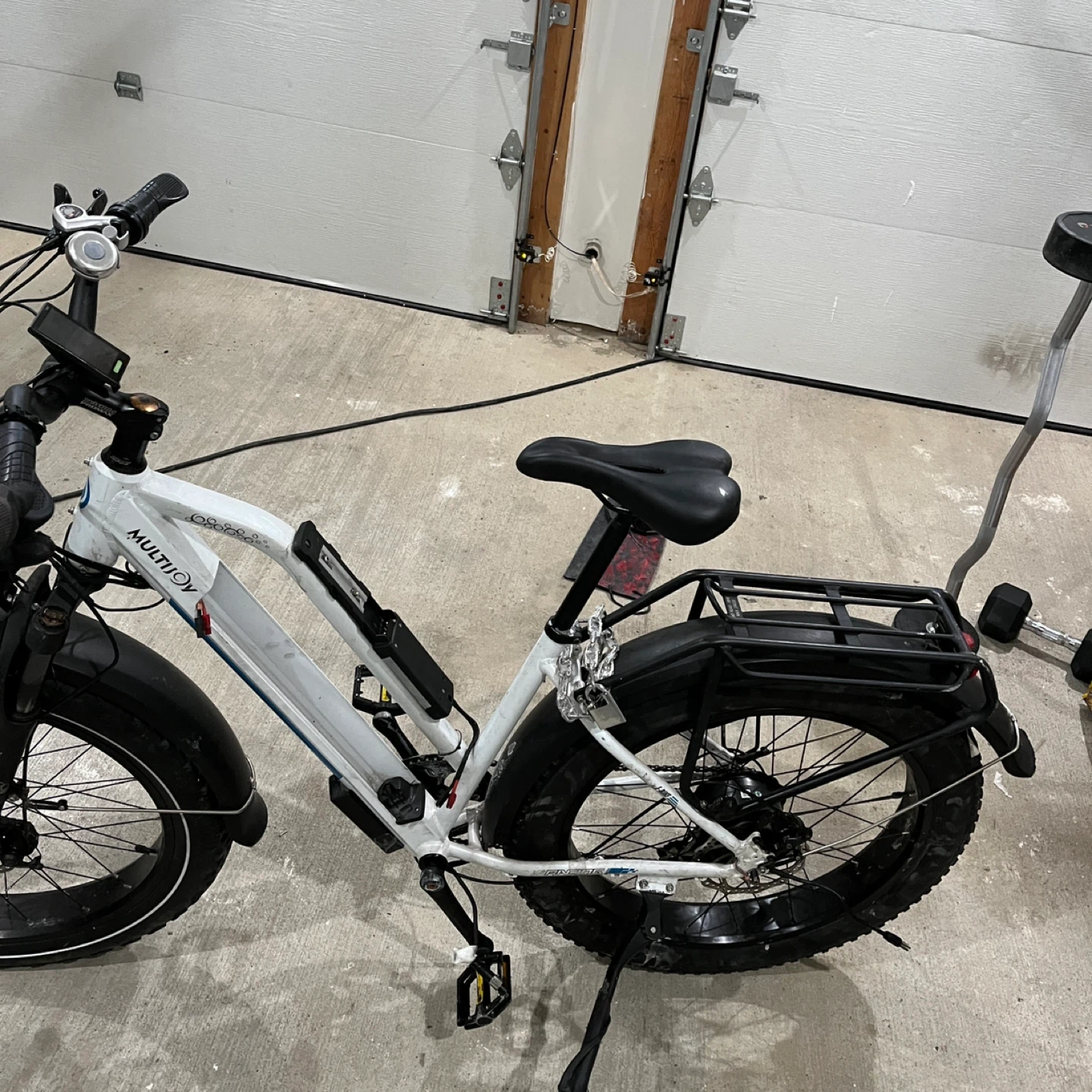 MULTIJOY White Electric Fat Tire Bike not battery - photo 3