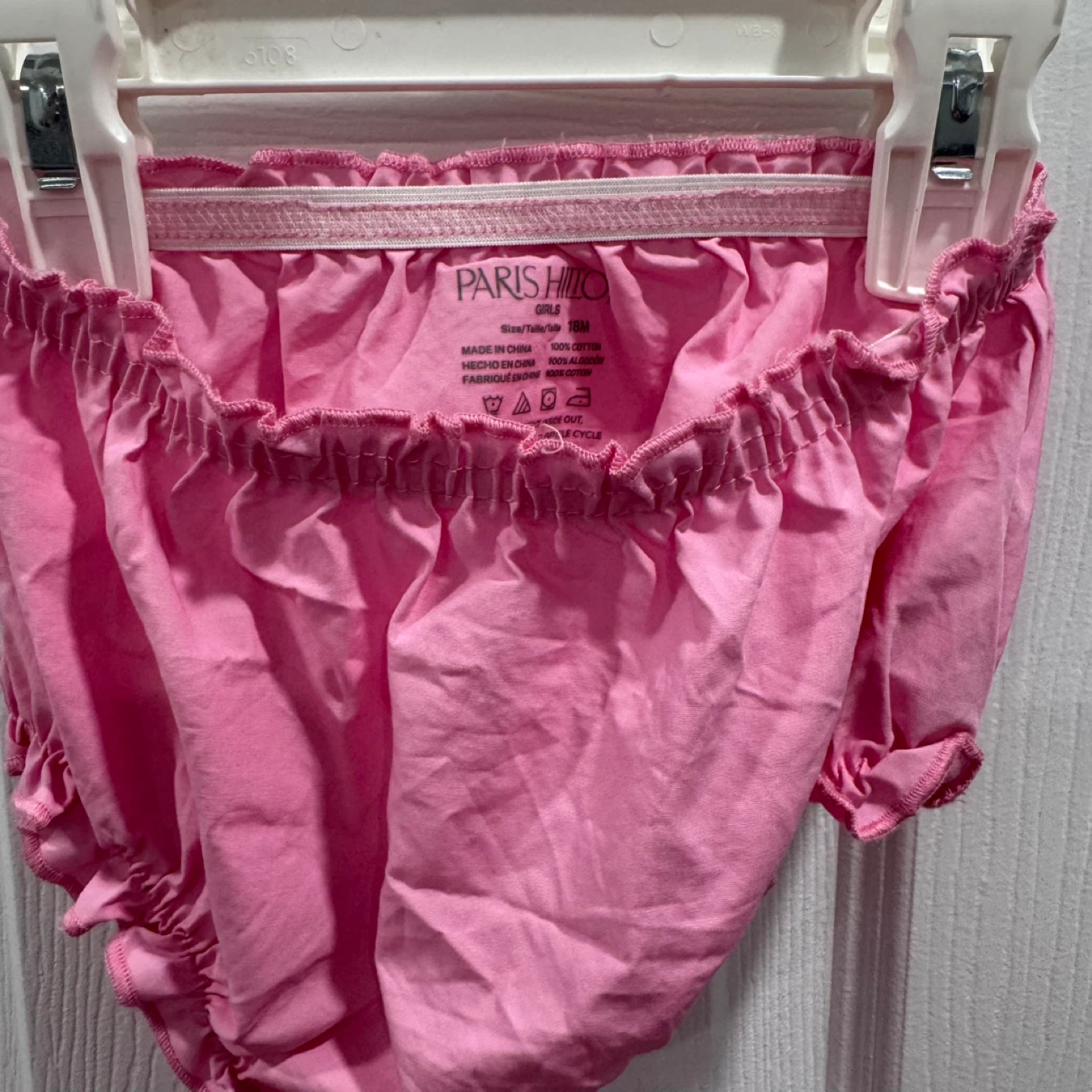 Paris Hilton Girls Pink Eyelet Dress and Bloomers Set - 18M - photo 5