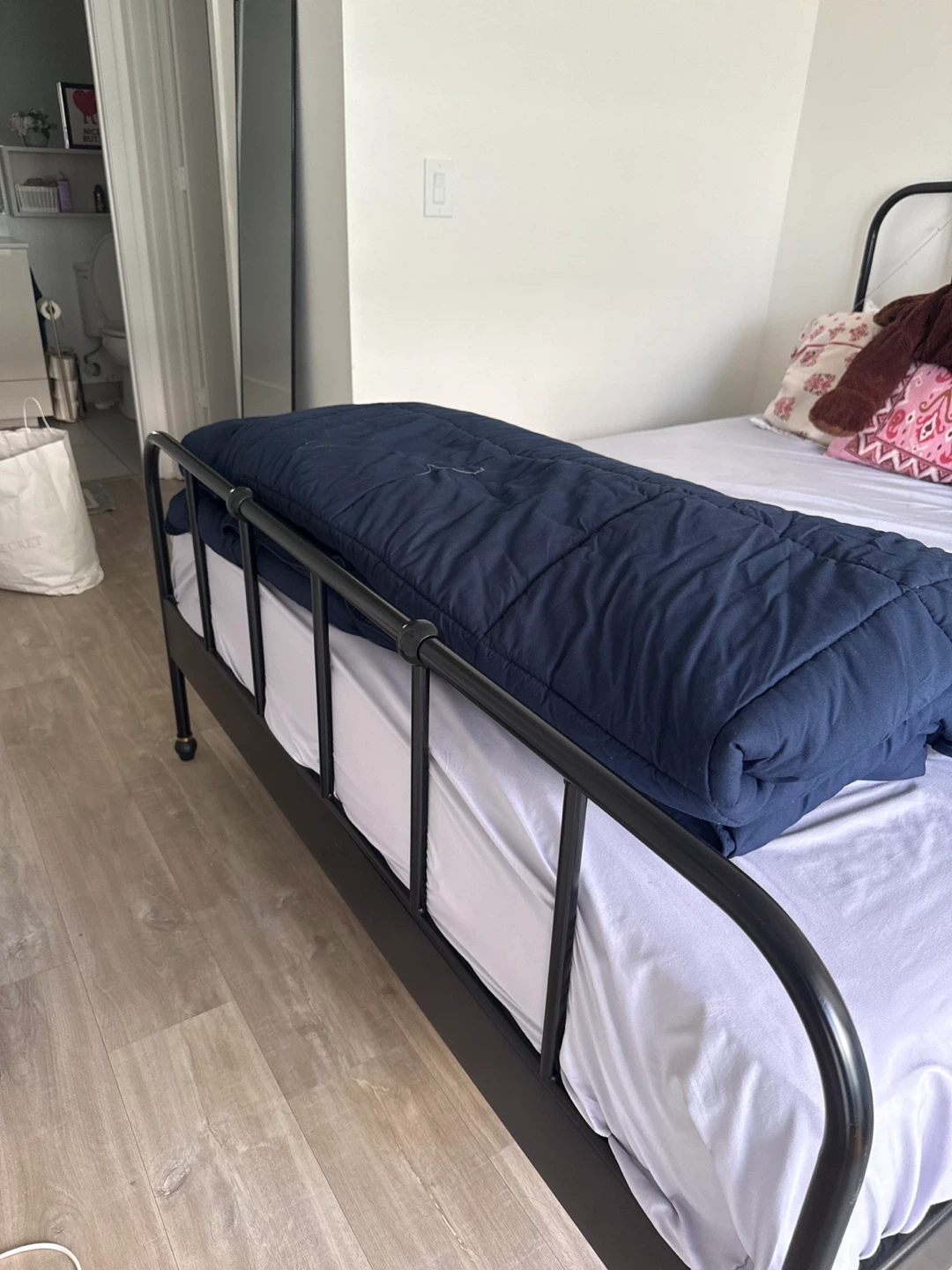 IKEA Neiden Queen Bed Frame - Black - photo 4