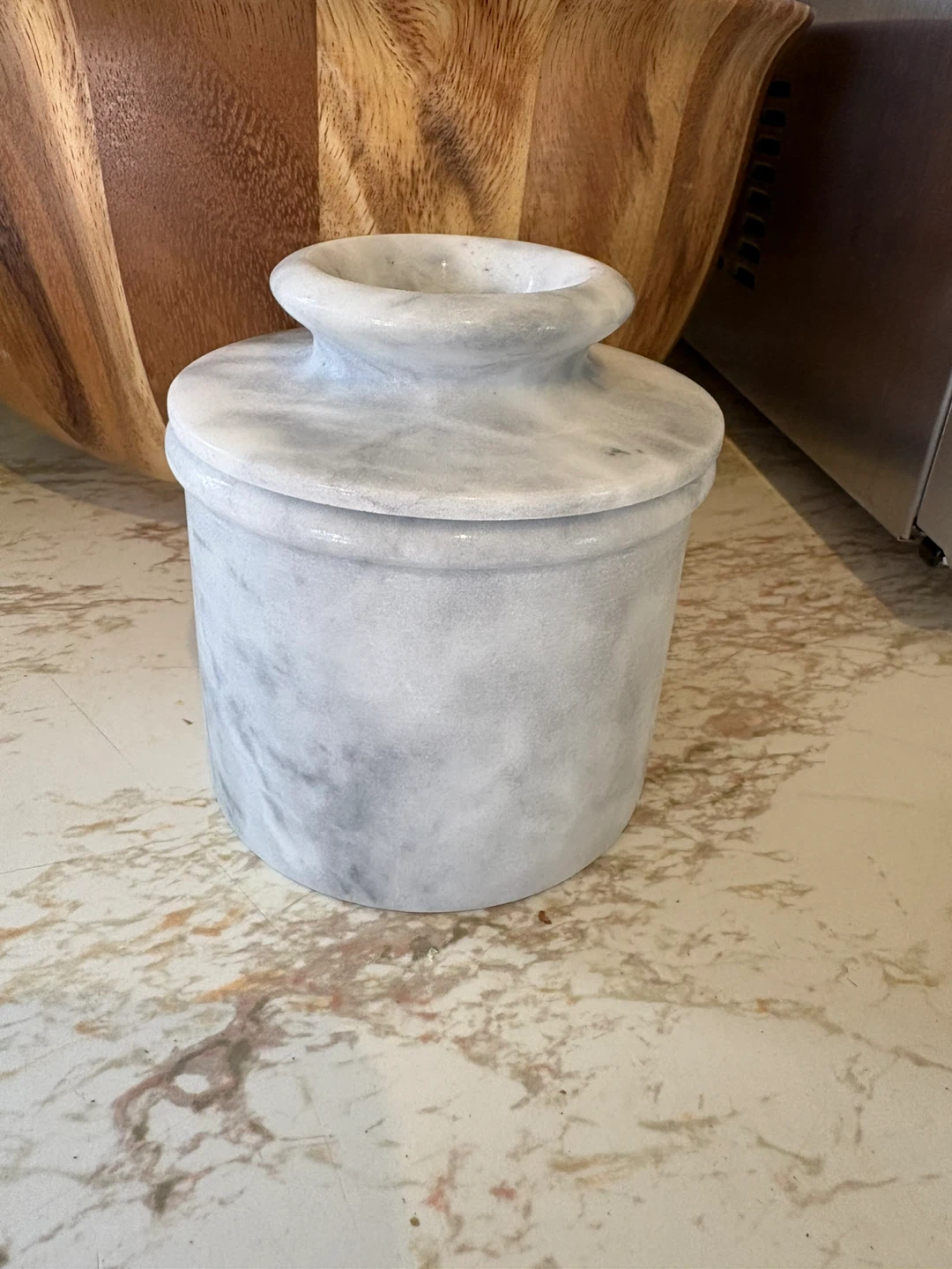 Marble Butter Keeper Dish - photo 3