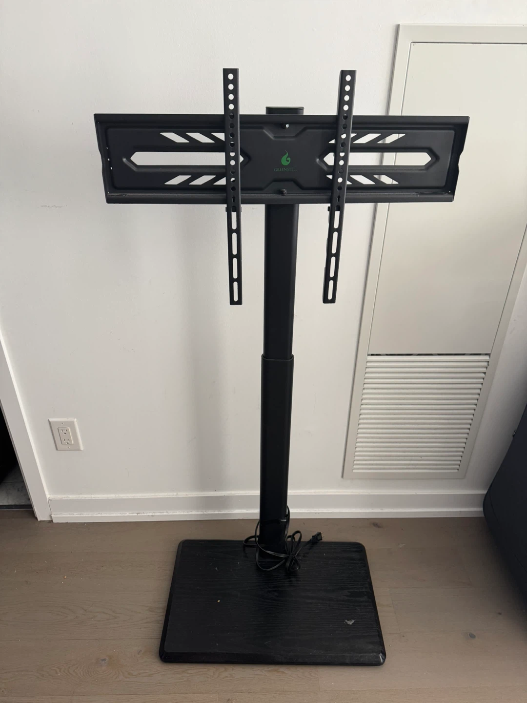 Greenstell Black TV Stand with Mount