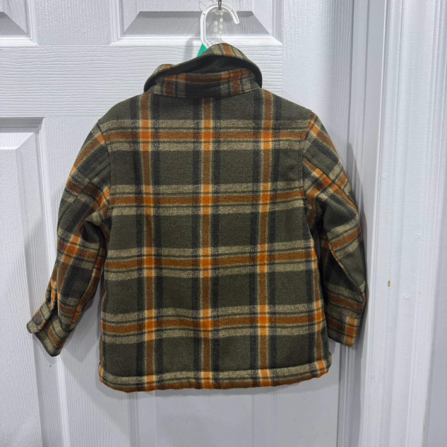 Old Navy Boys Plaid Sherpa Lined Shirt Jacket - Size 3T - photo 2