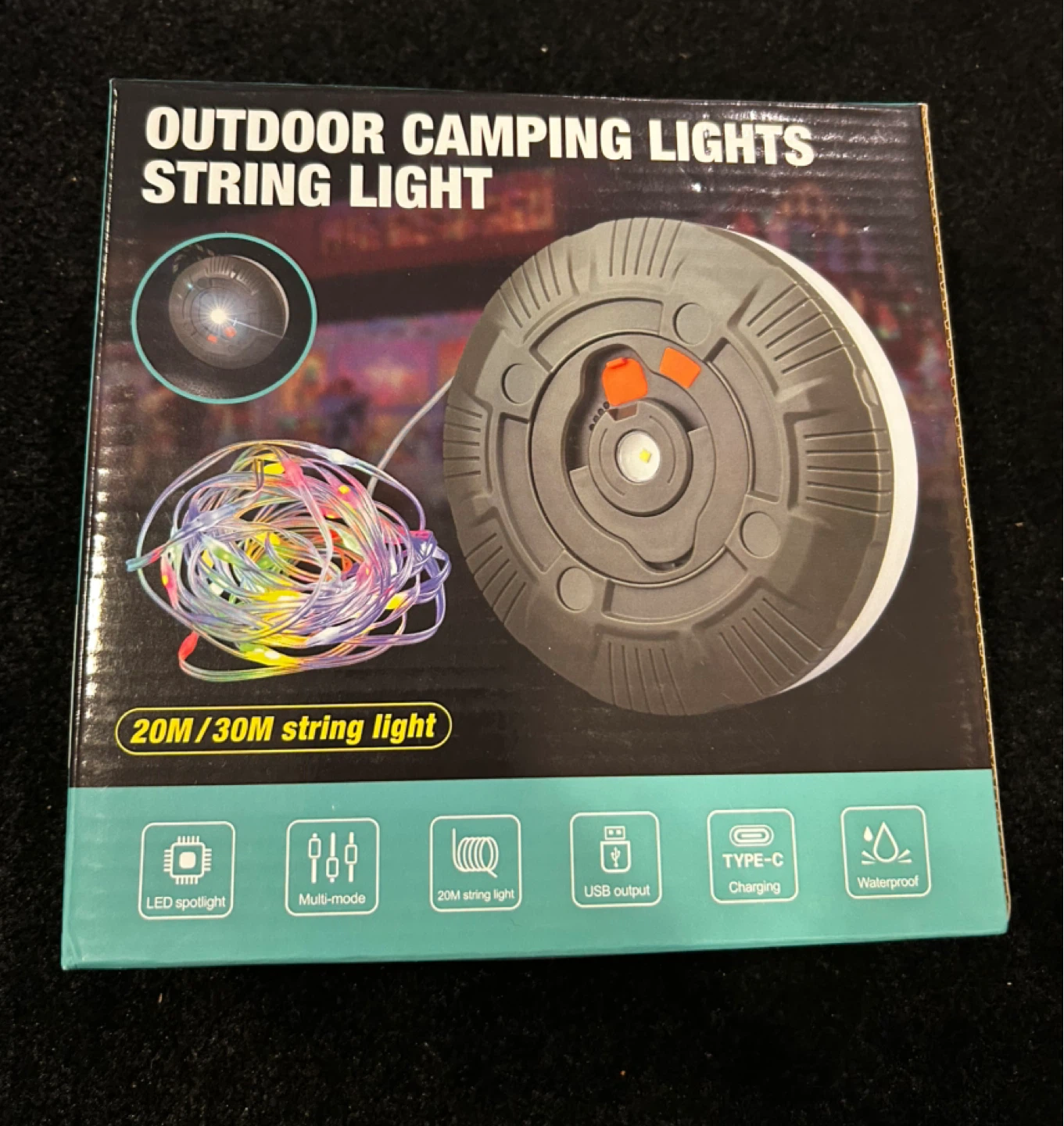 Outdoor Camping String Lights - 20M - photo 3