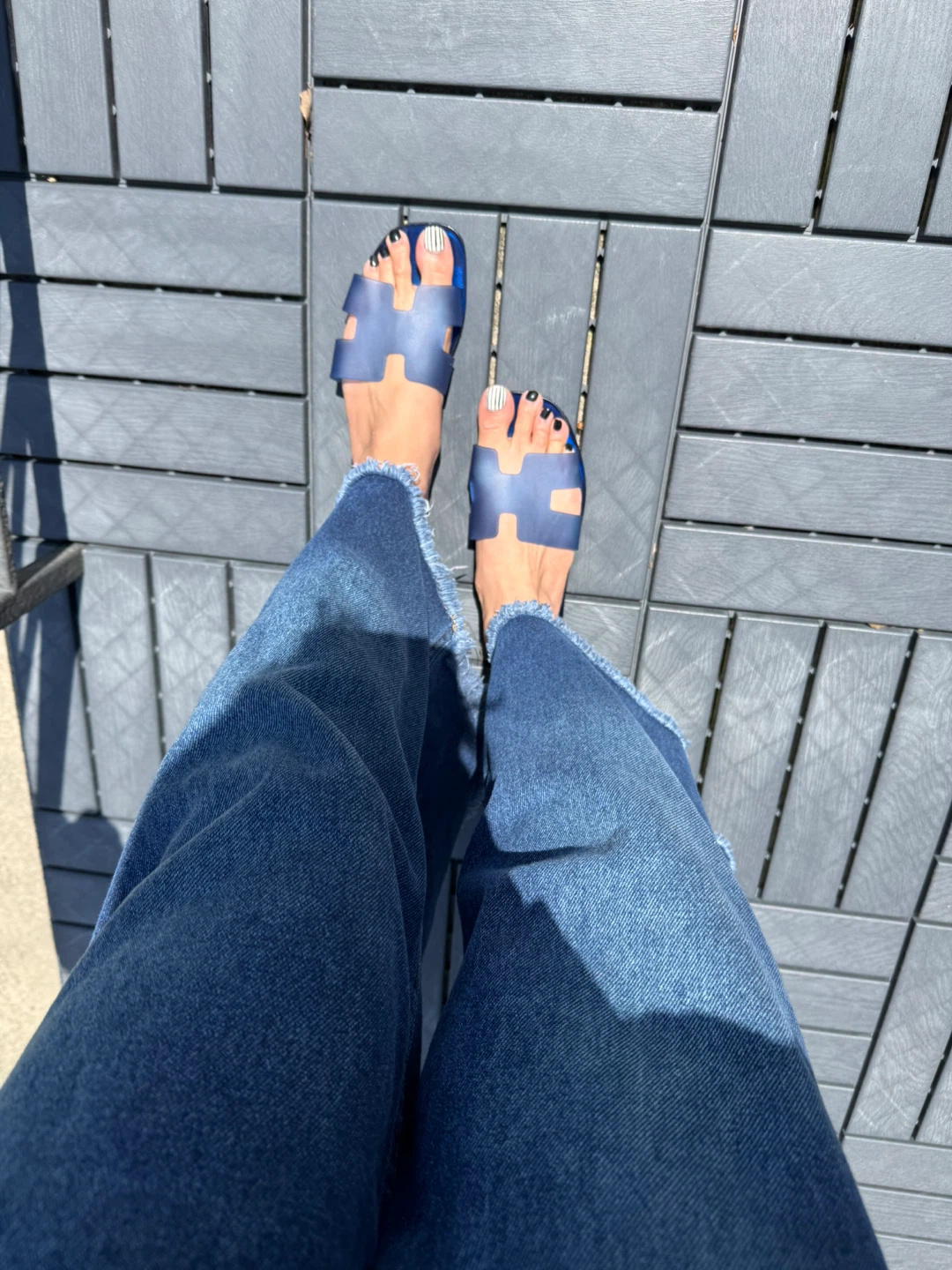 Blue H Sandals - photo 3