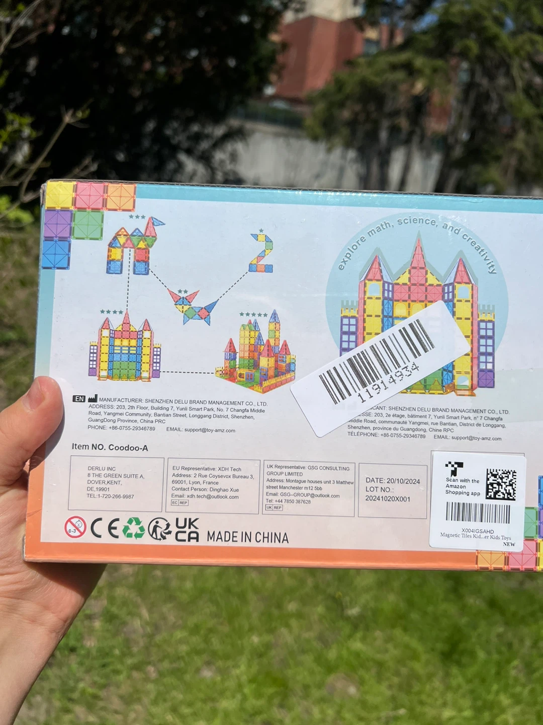 Coodoo Magnetic Building Tiles 40 Piece Set - photo 2