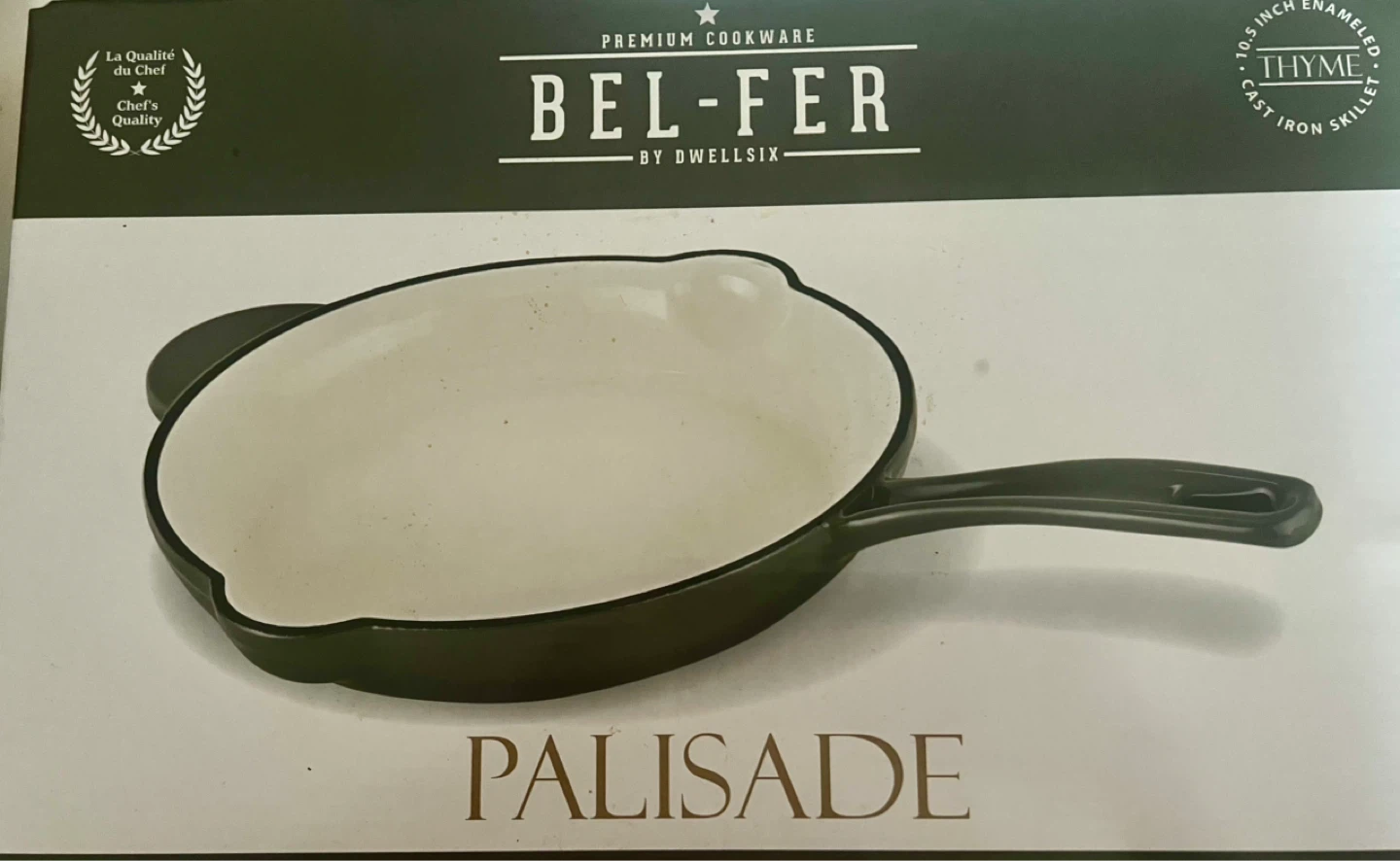 BEL-FER Palisade 10.5 Inch Enameled Cast Iron Skillet