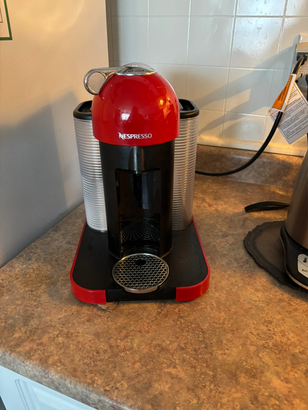 Nespresso Essenza Mini Coffee Machine Red
