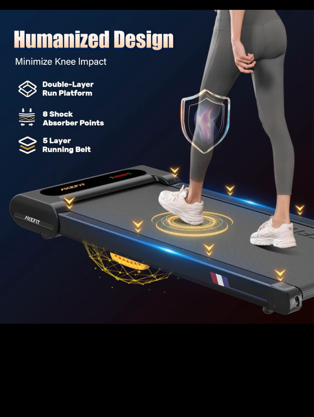 AXEFIT Under-Desk Treadmill