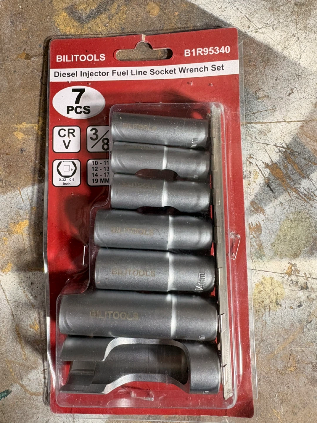 BILITOOLS Diesel Injector Fuel Line Socket Wrench Set