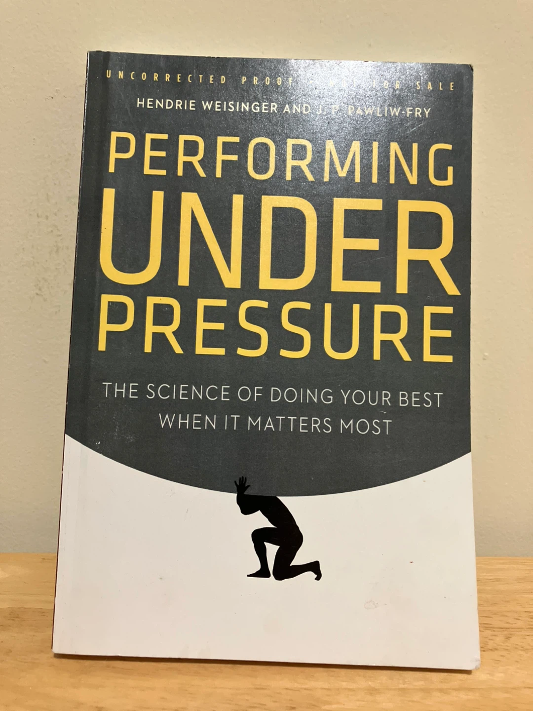 Performing Under Pressure: Doing Your Best When It Matters