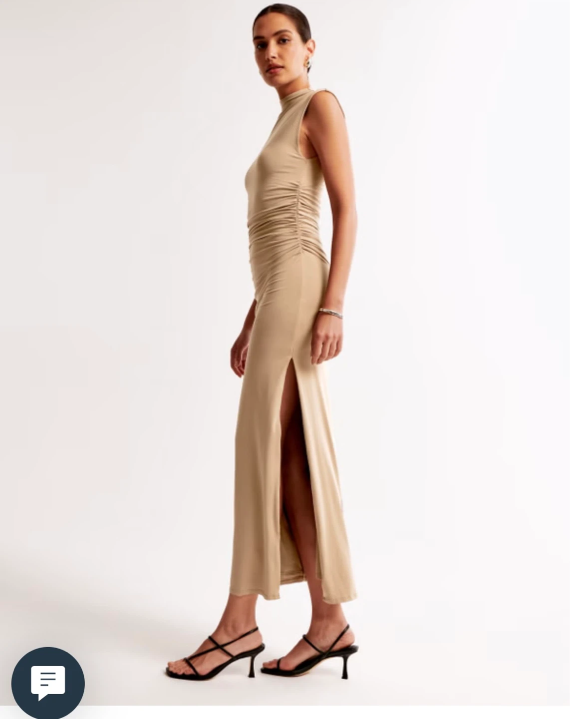 Abercrombie & Fitch Ruched Maxi Dress LT - photo 2