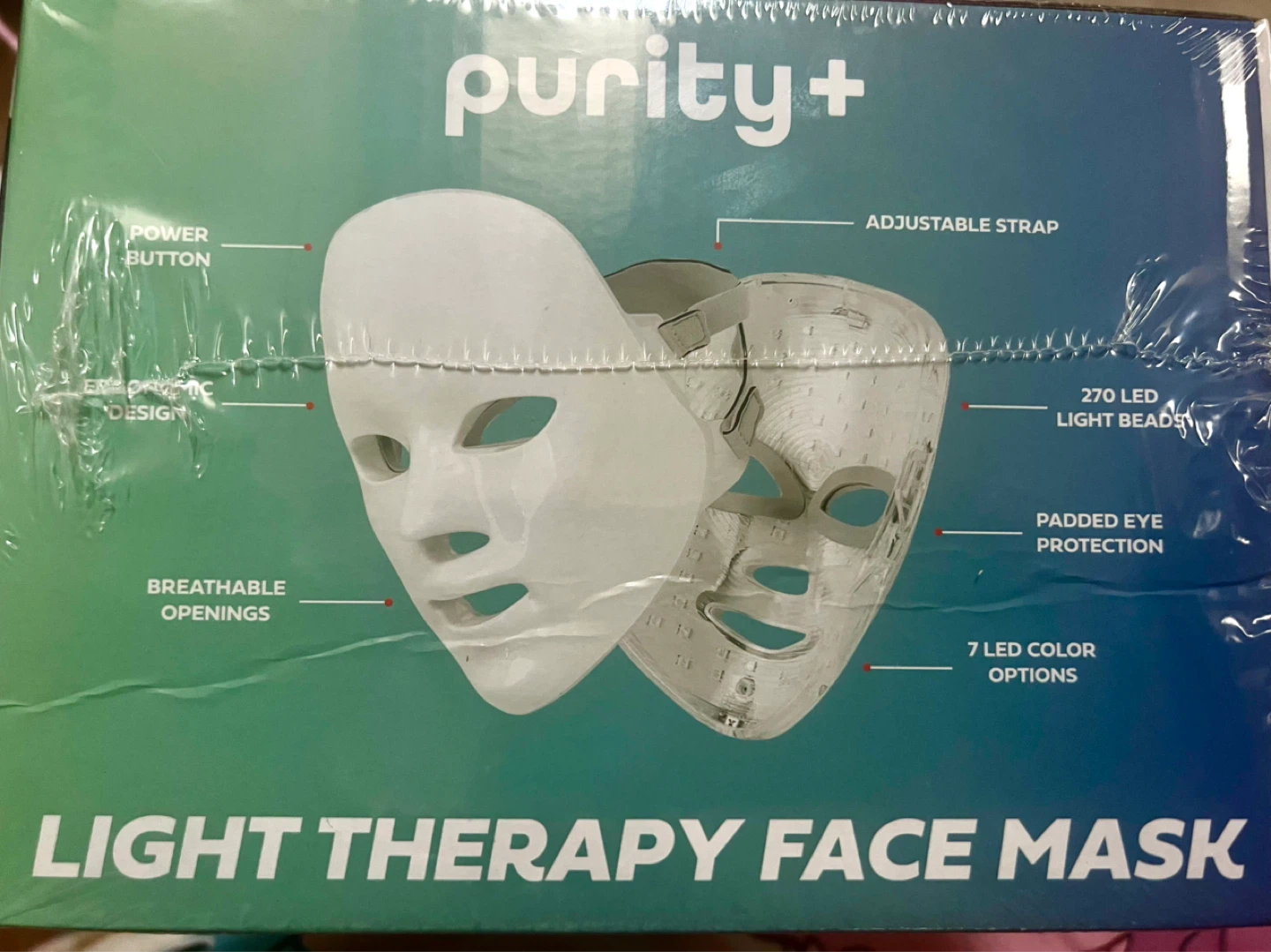 Purity+ Light Therapy Face Mask - photo 2