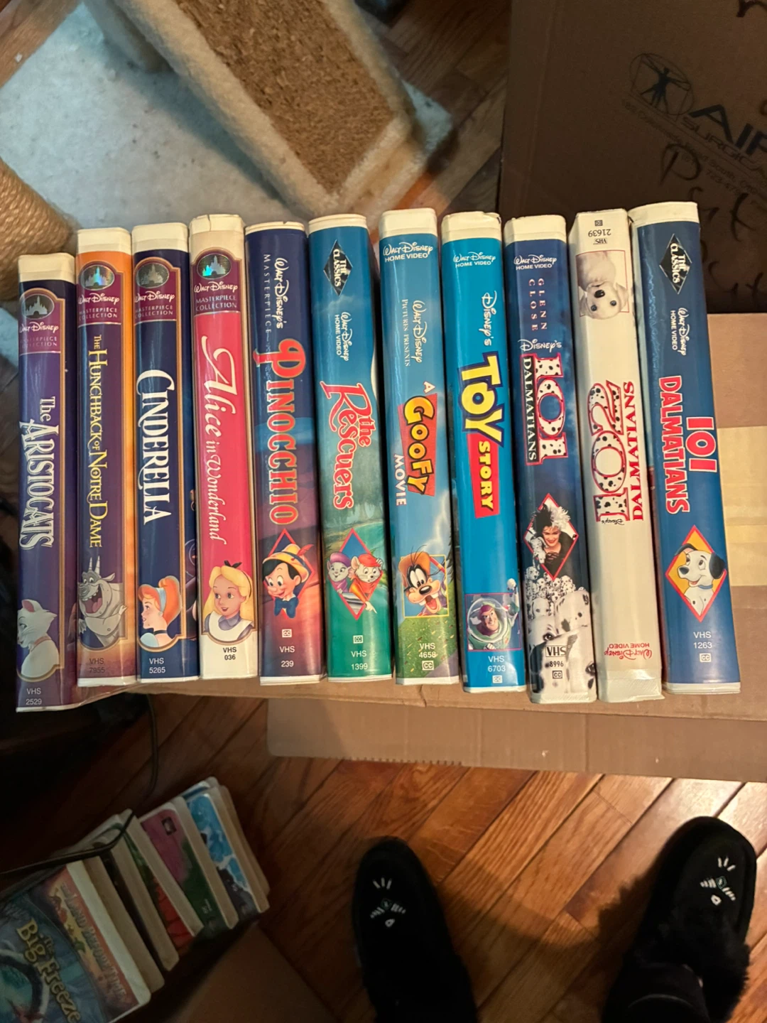 Collection of 11 Disney VHS Tapes