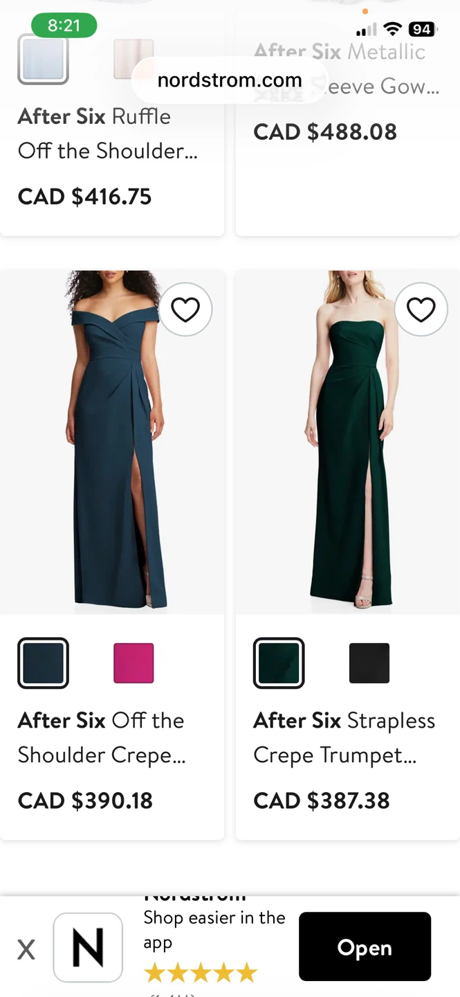 After Six Formal Dress - Hunter Green