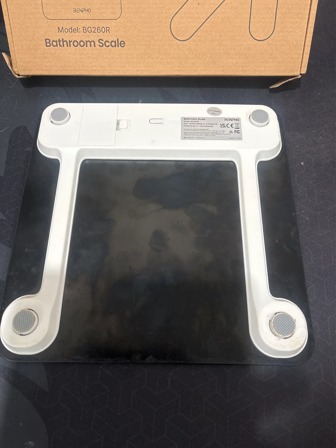 RENPHO BG260R Digital  All Glass Bathroom Scale - photo 5