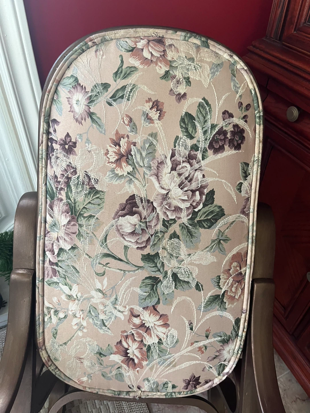 Vintage Floral Rocking Chair - photo 4