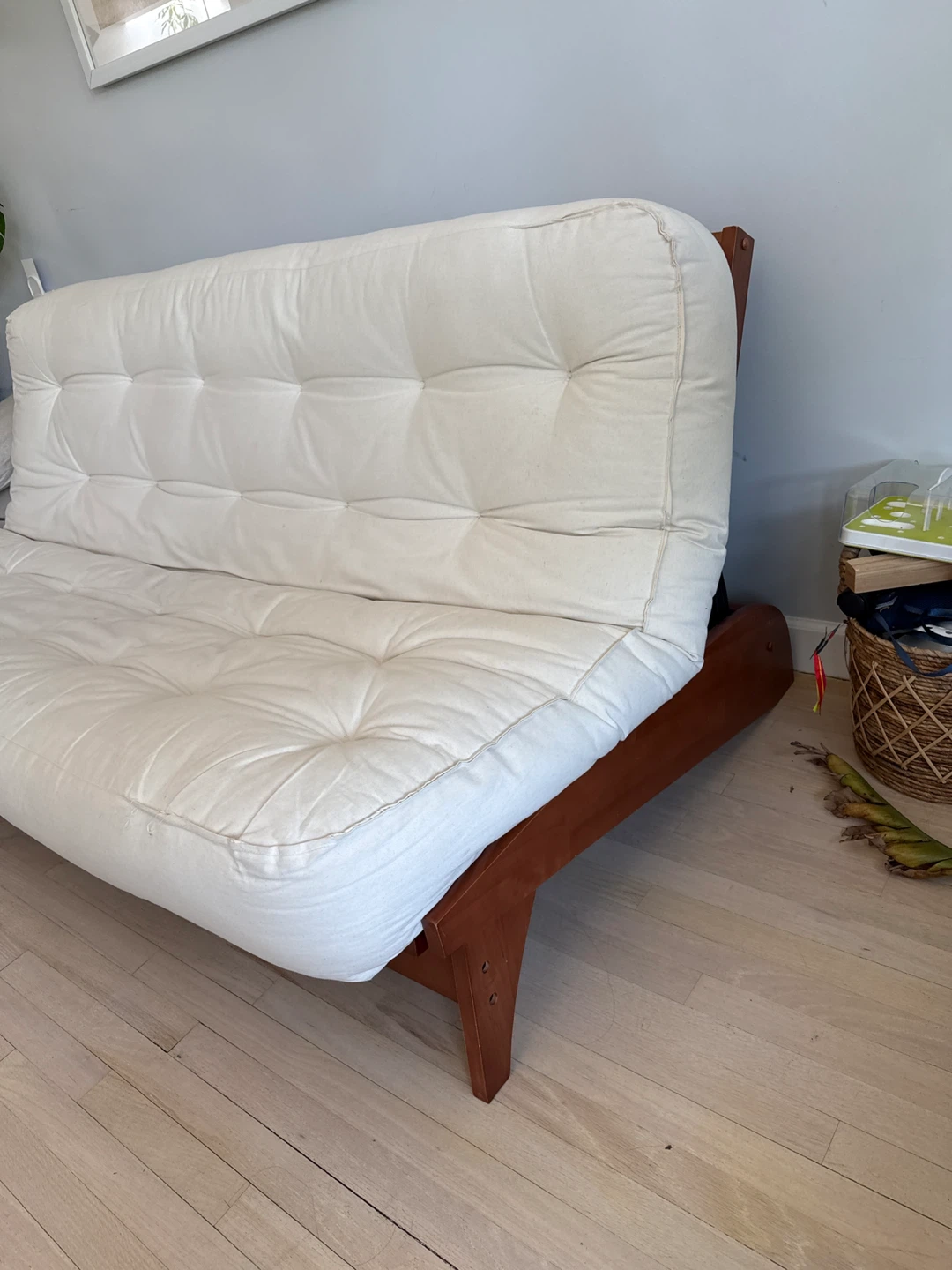 White Futon Couch