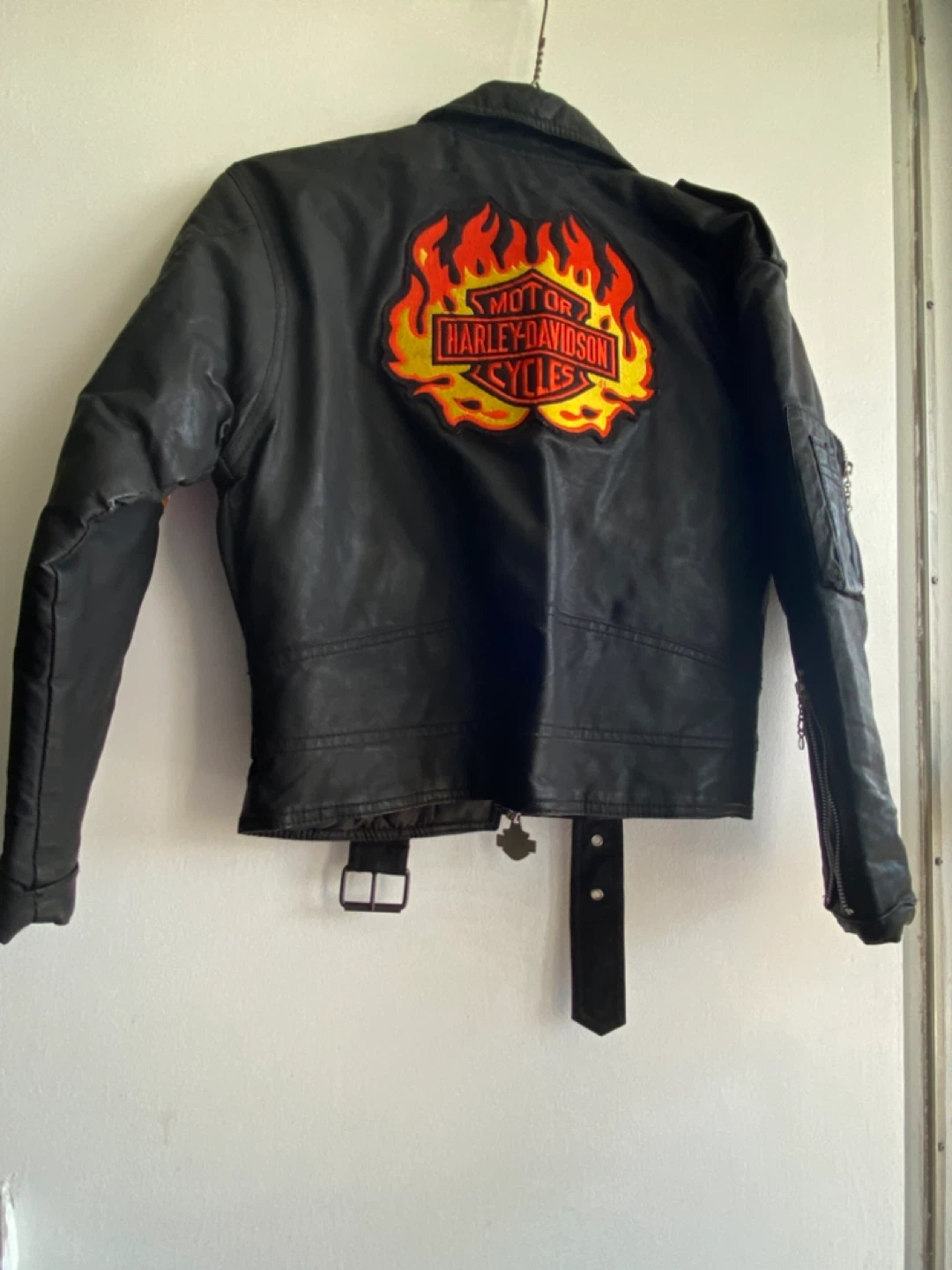 Vintage Kids Harley-Davidson Leather Motorcycle Jacket - photo 2