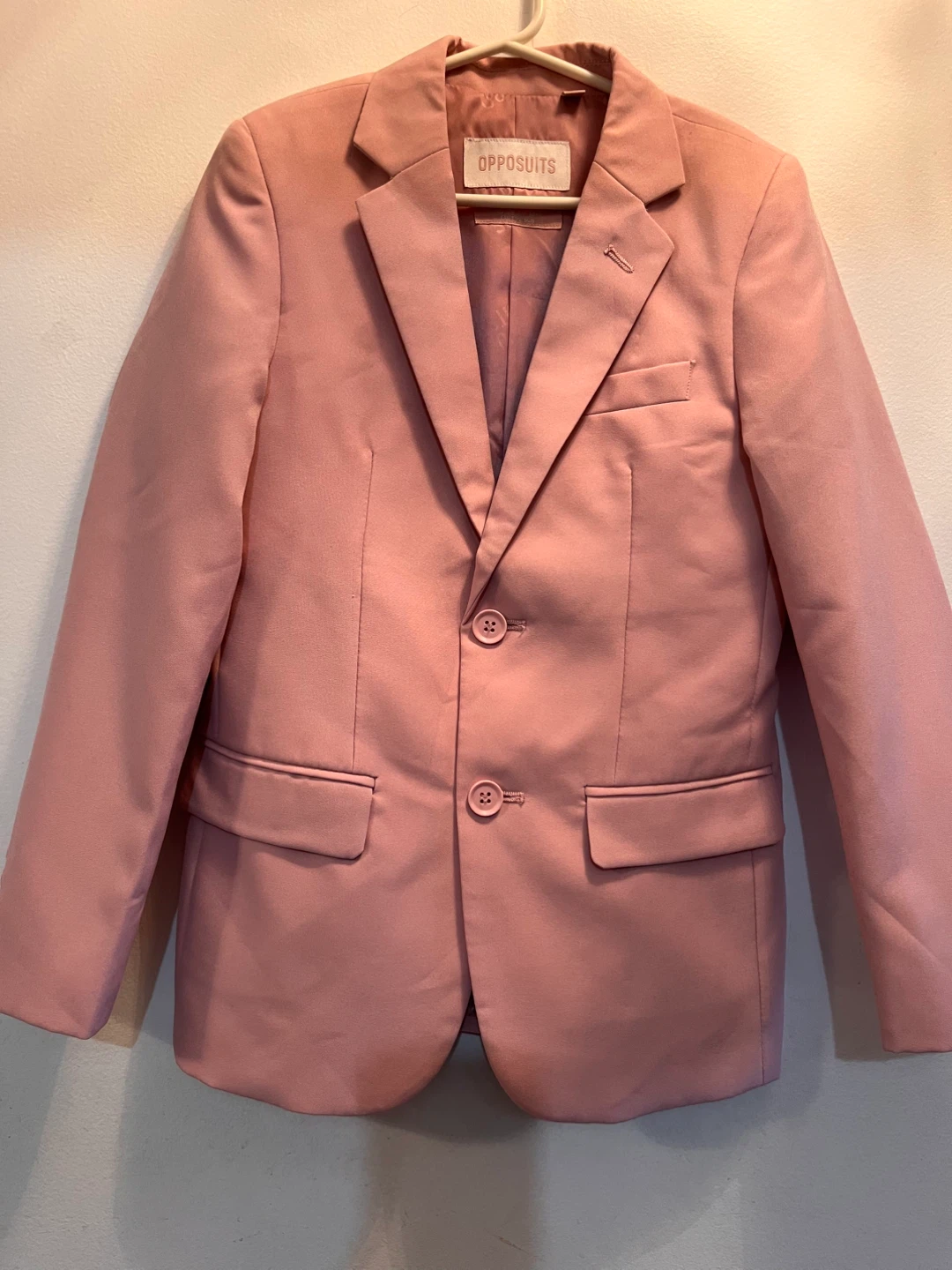 NEW — Light Pink Blazer Fully Lined XS (12.5” Shoulder)