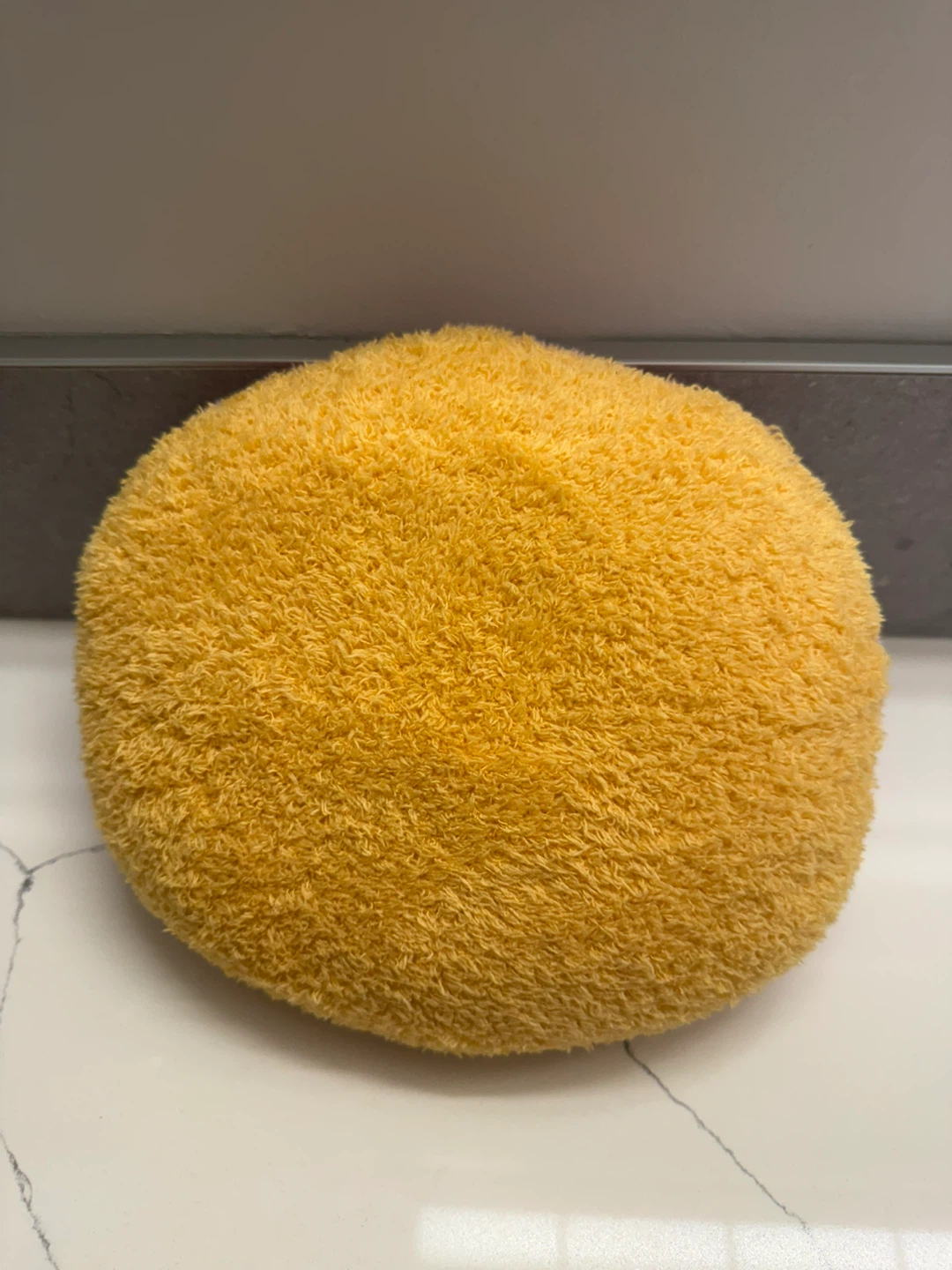 Weighted Mini Smiley Face Plush Pillow – Soft Stress Cushion - photo 2