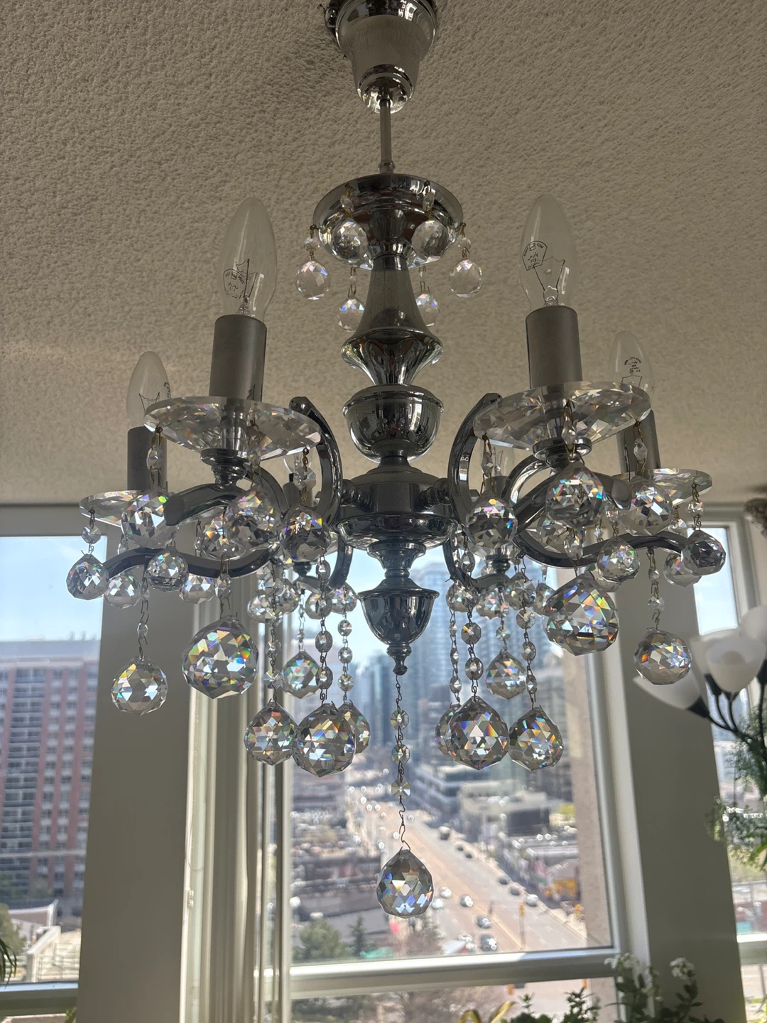 Chandelier with Crystal Accents