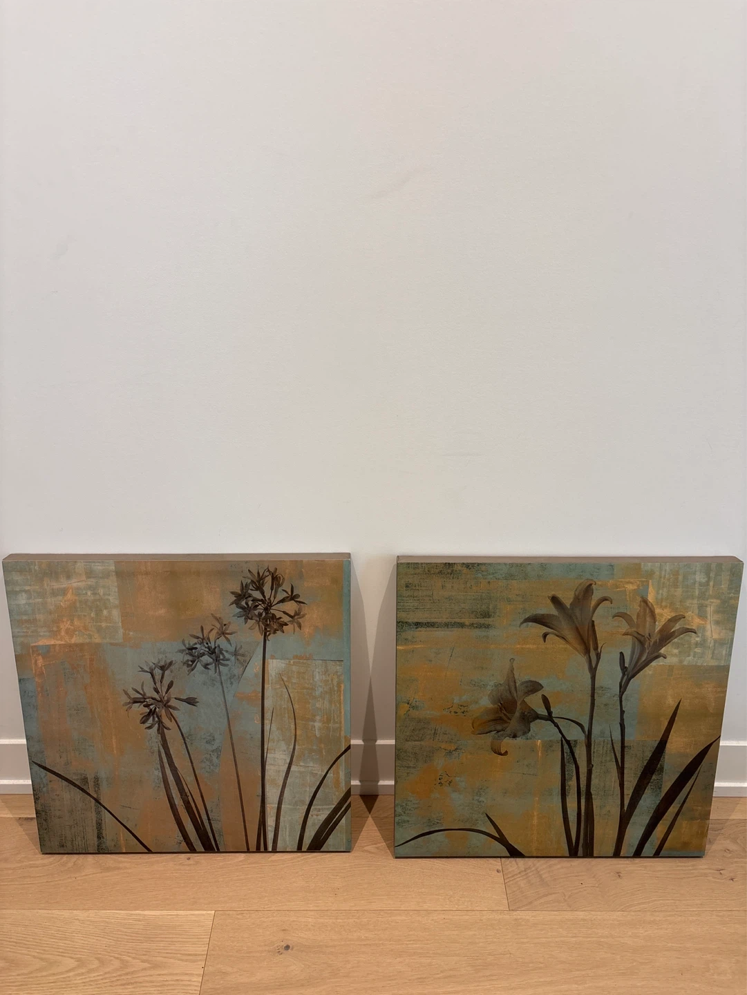 Set of 2 Floral Wall Art Prints