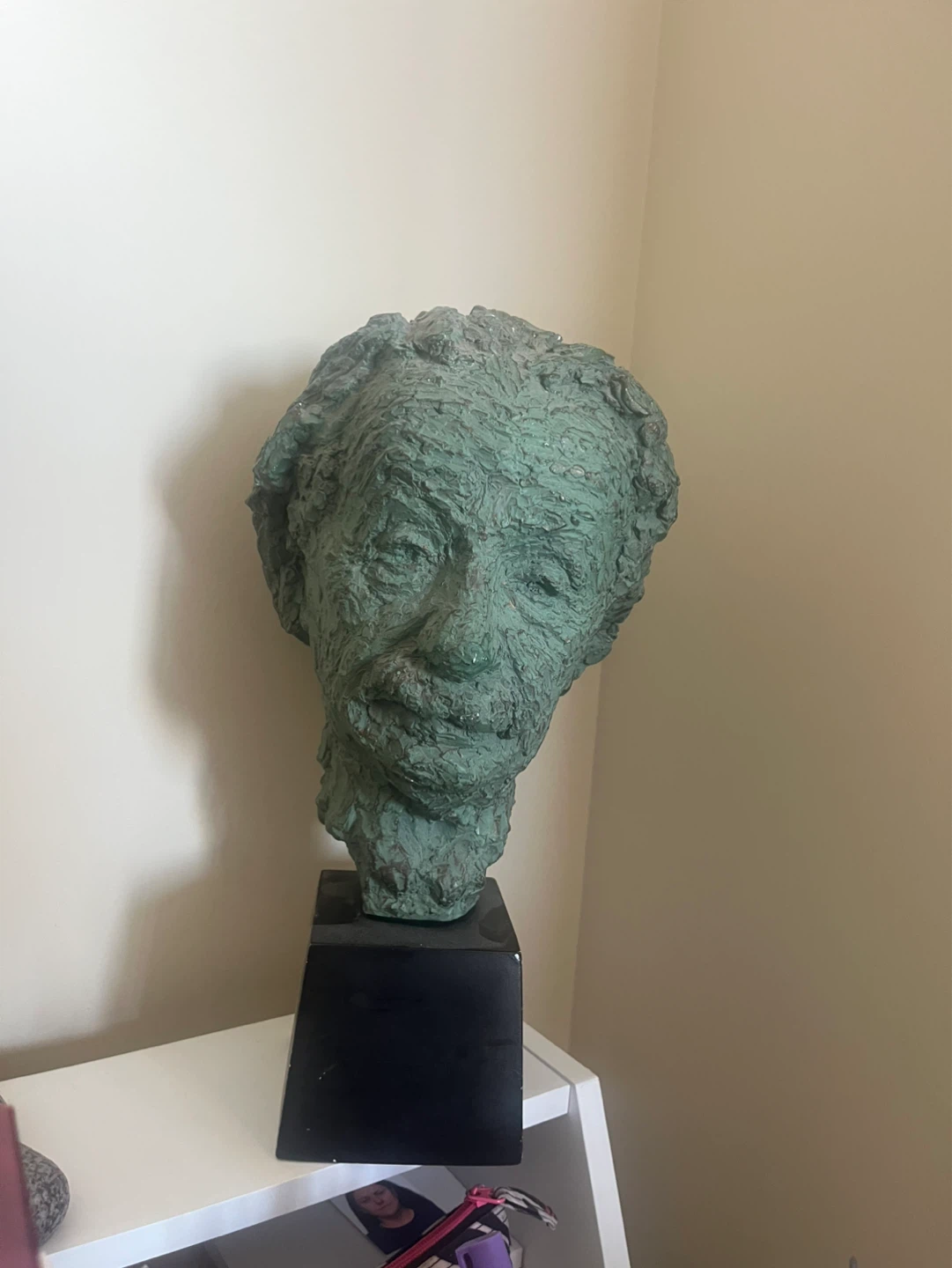 Albert Einstein Bust Sculpture - photo 2