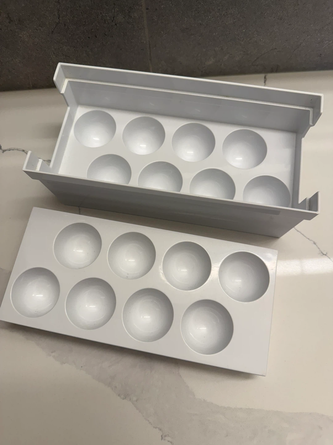 Fridge Egg Organizer Drawer with Removable Tray - photo 2