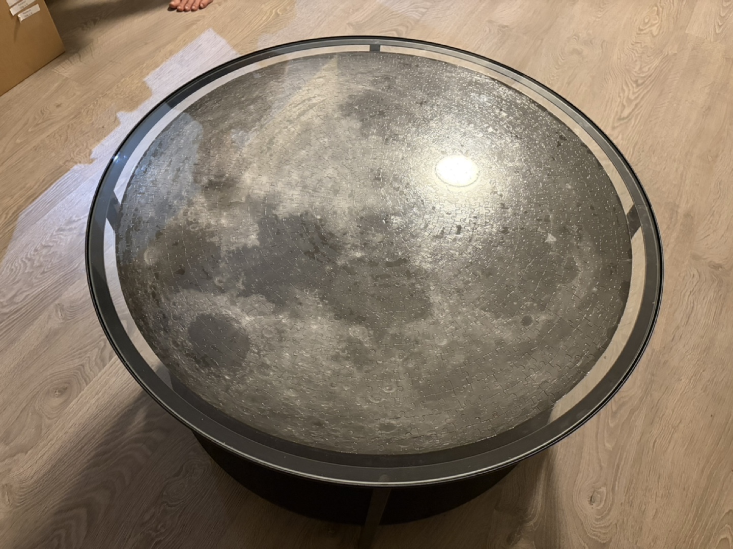 Custom Moon Puzzle Coffee Table