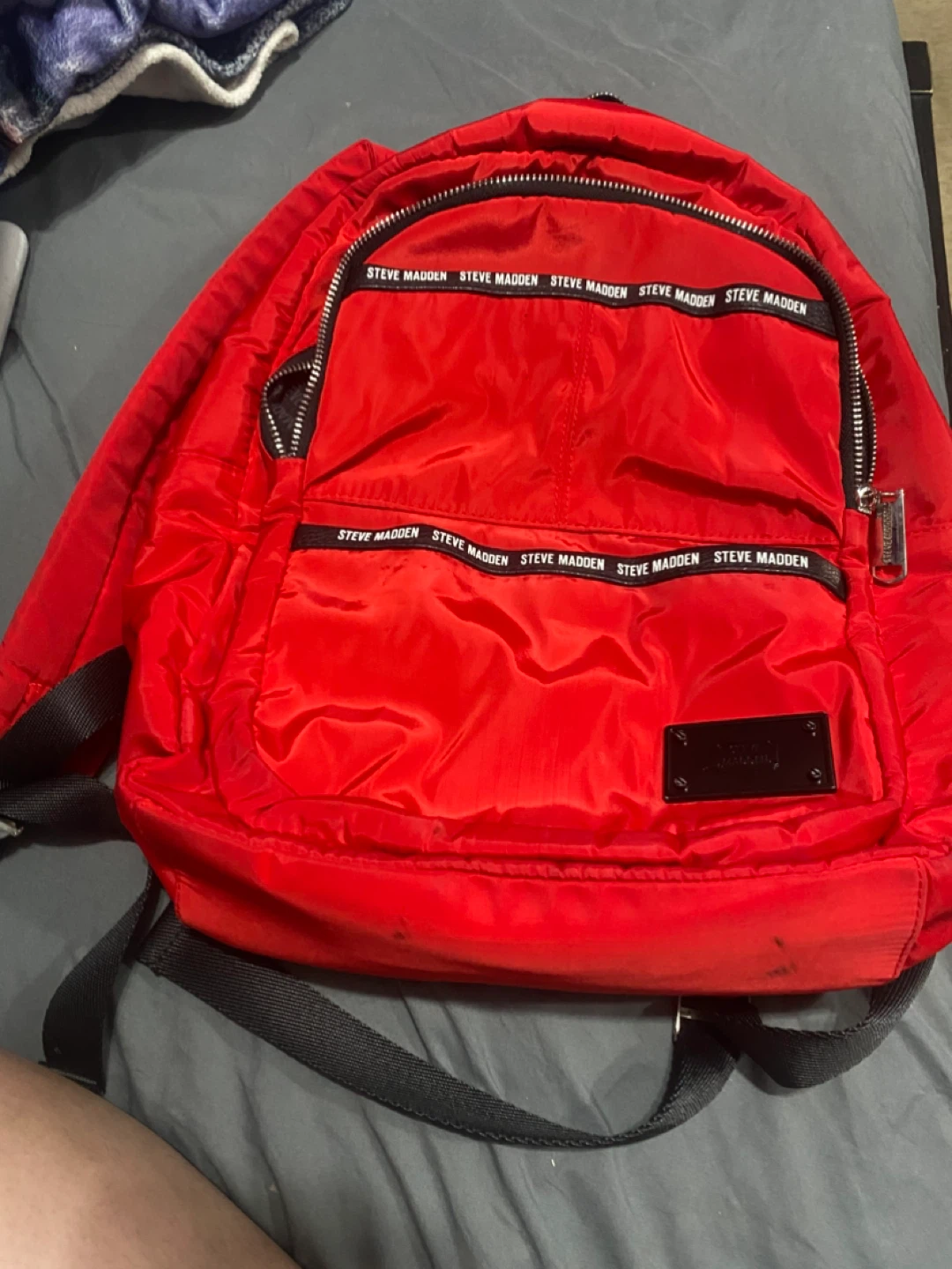 Steve Madden Red Backpack