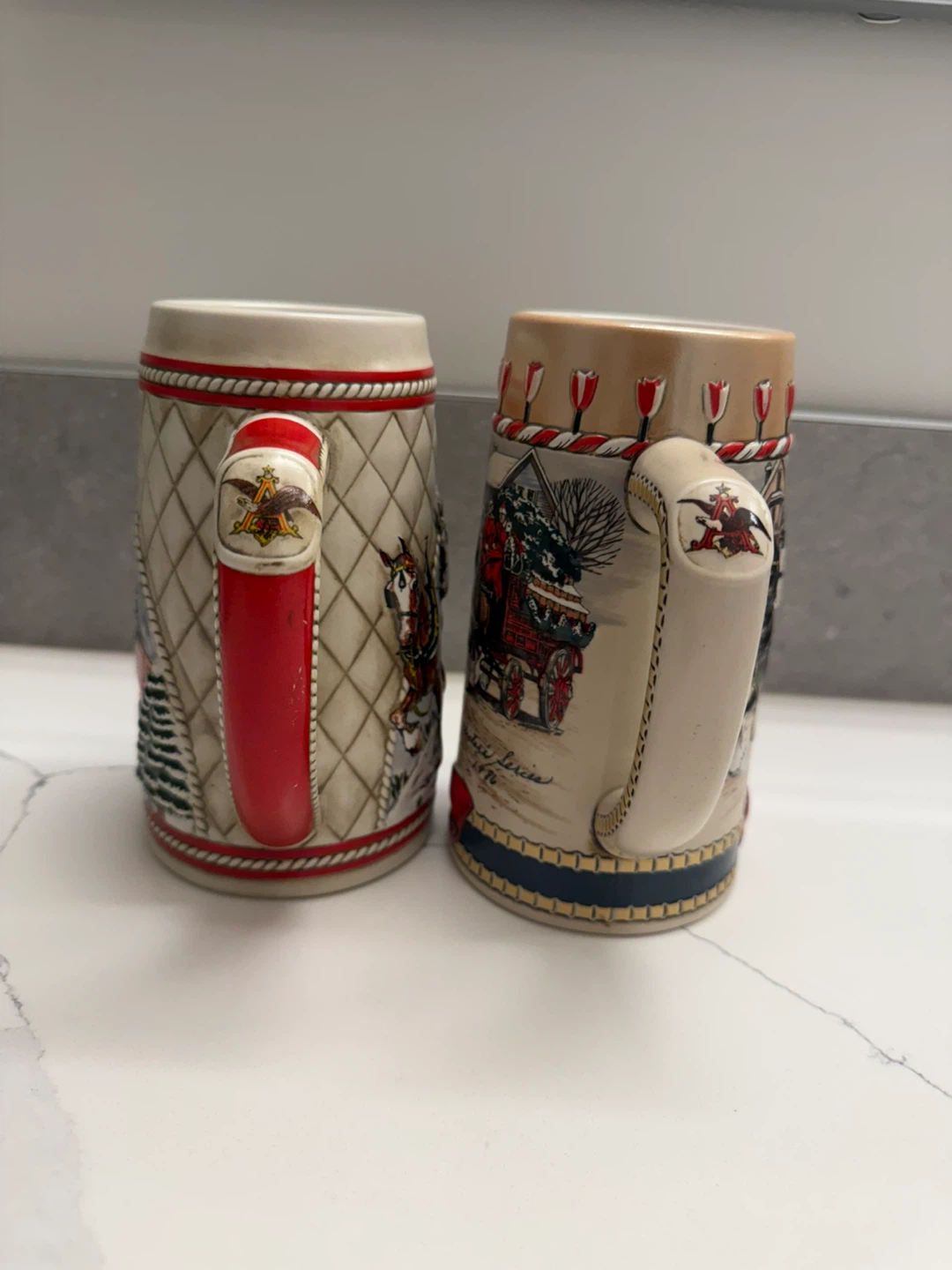 Vintage Budweiser Clydesdale Beer Steins – 1985 - photo 3