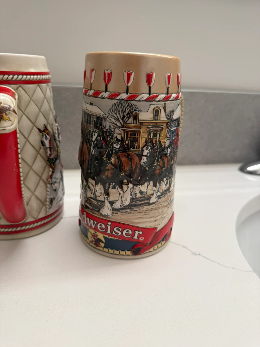 Vintage Budweiser Clydesdale Beer Steins – 1985 - photo 5