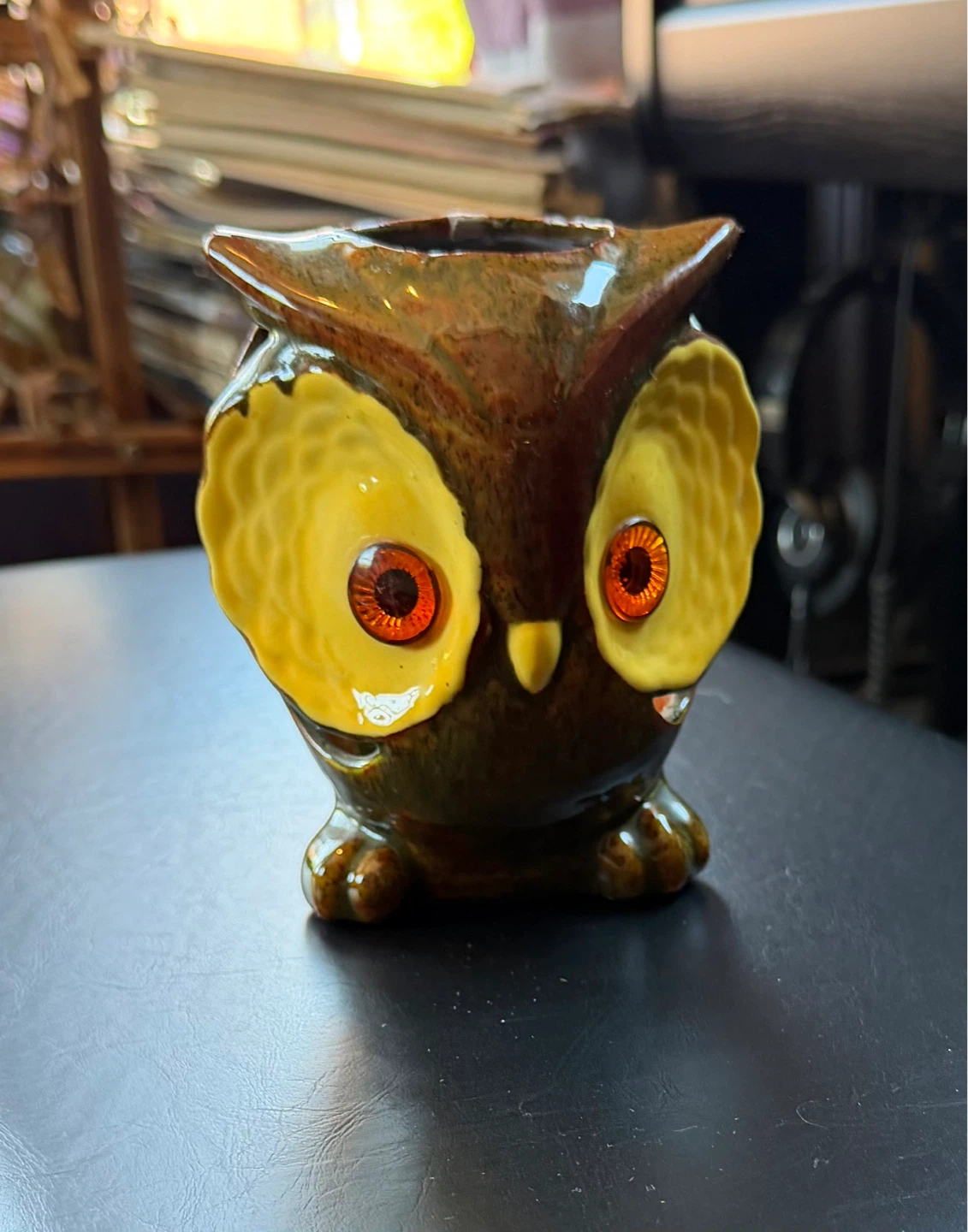 Ceramic Owl tea light