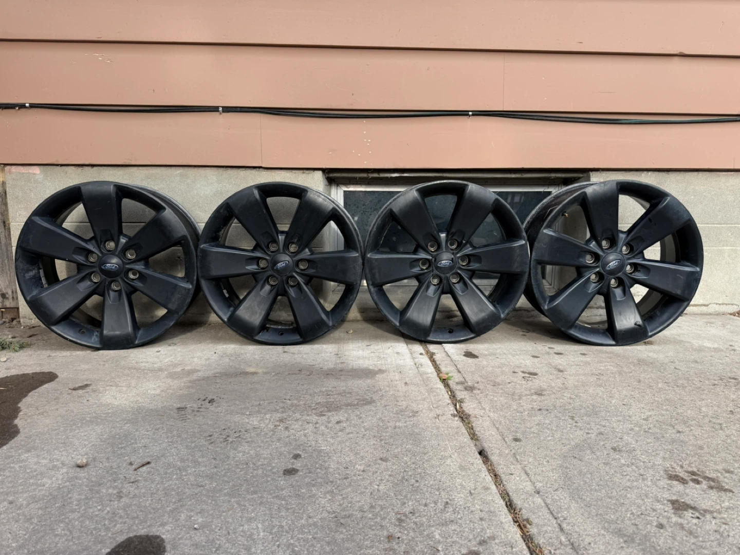 OEM Rims 20” Ford F-150 Alloy Hyper Black 6 Spoke 2010-2014
