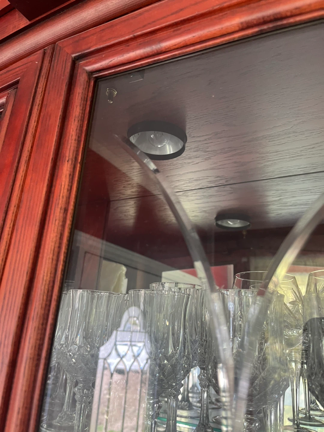 Vintage cherry wood cabinet - photo 4