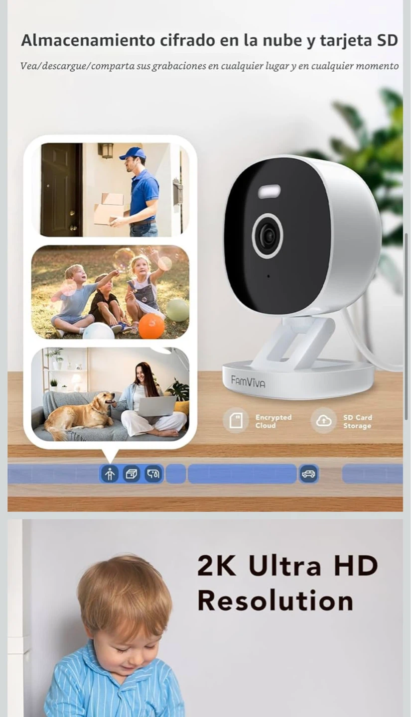 FamVIVA M3 2K Ultra HD Outdoor Wi-Fi Security Camera - photo 2