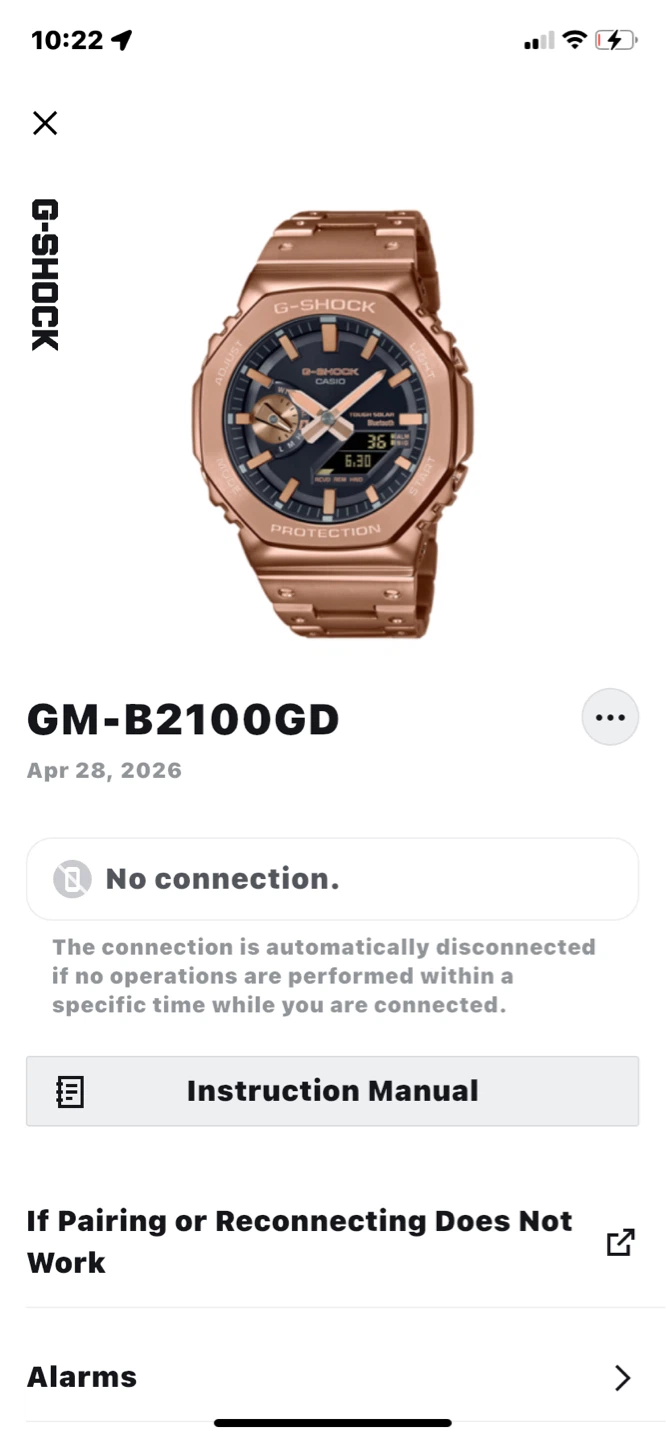 Casio G-Shock GM-B2100GD Watch - Rose Gold - photo 4