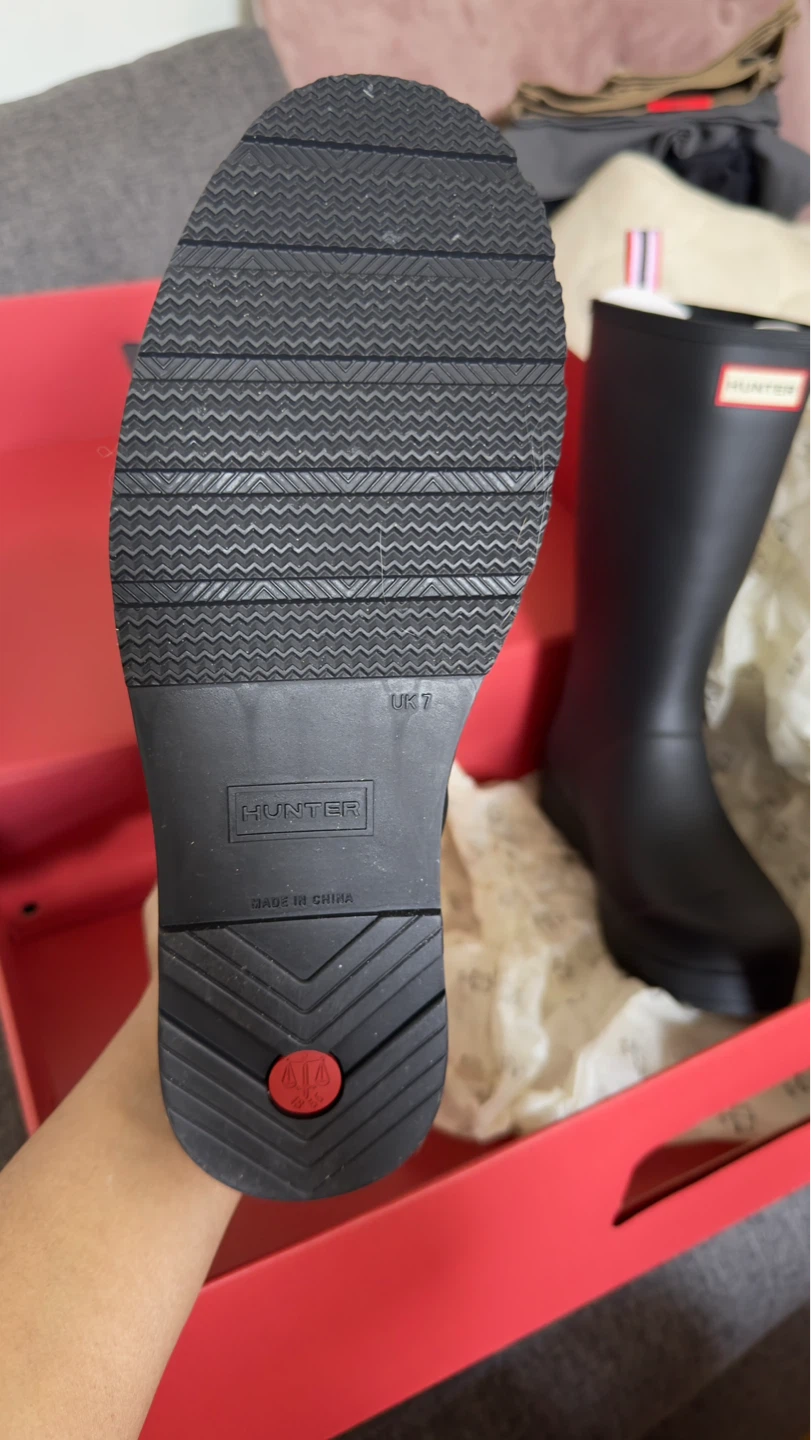 NEW! Hunter Tall rainboot black W9 - photo 3