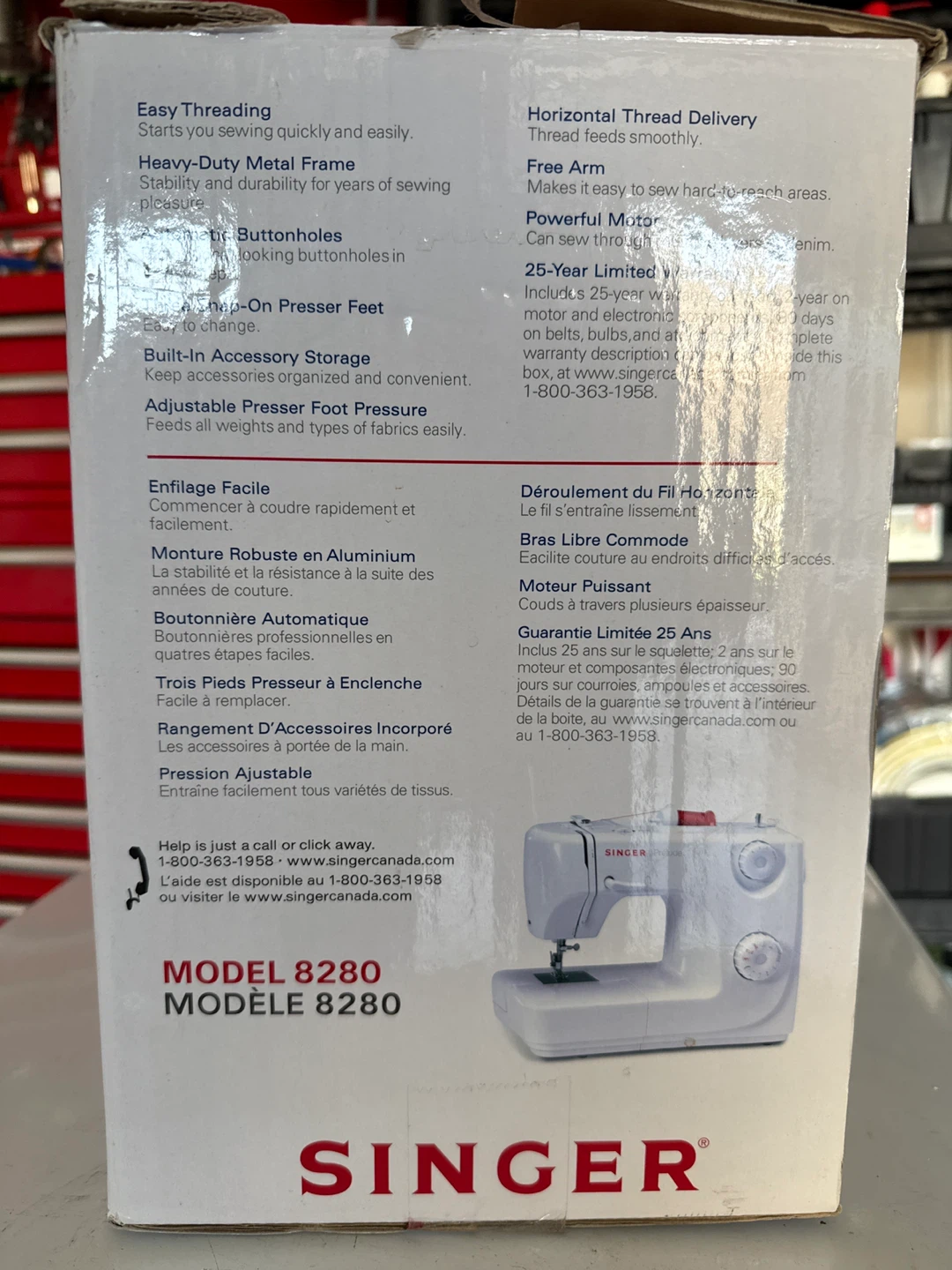 Singer Prelude Sewing Machine Model 8280 - photo 3