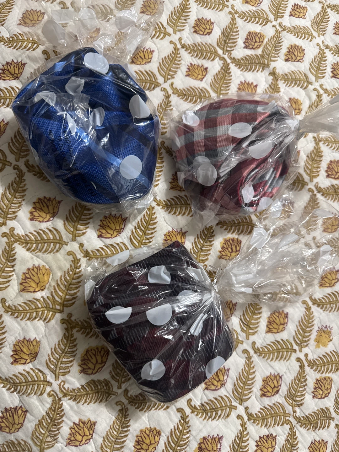 3-Pack Plaid Ties