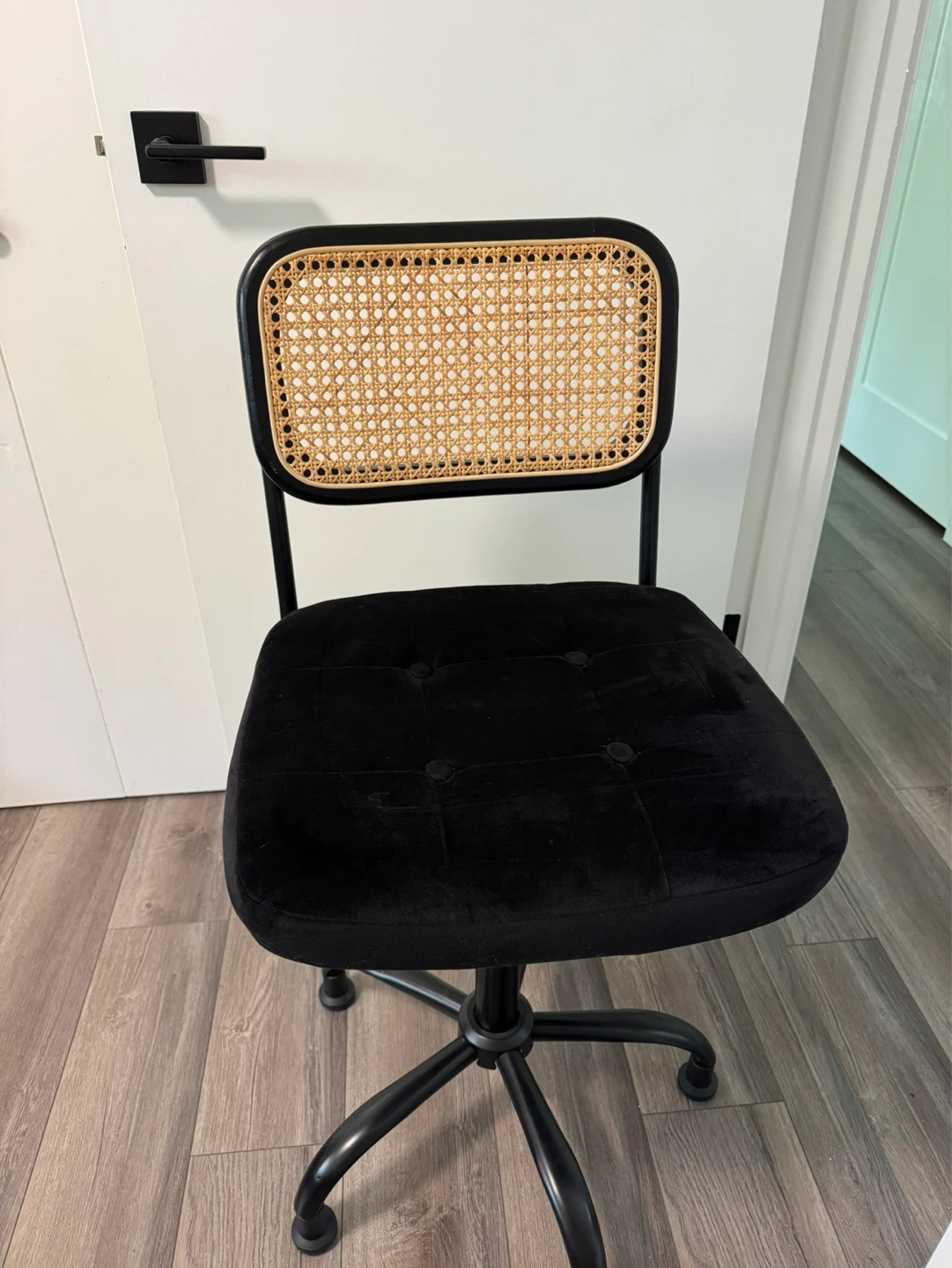 3 Rattan Back Chairs