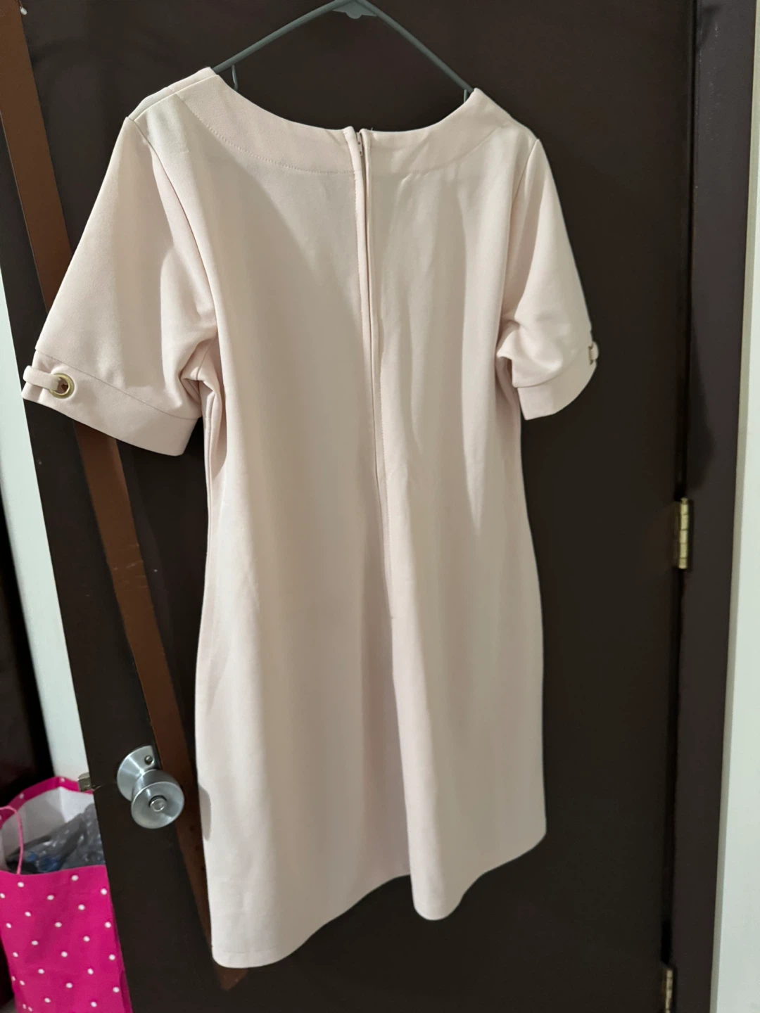 Women's LUXOLOGY Pink Shift Dress with Pockets - photo 2